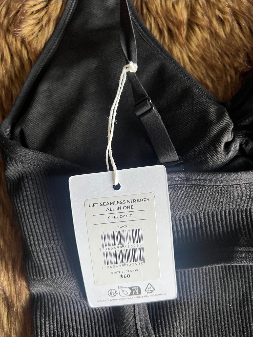 NWT Small Black Gymshark Bodysuit - Picture 5 of 6
